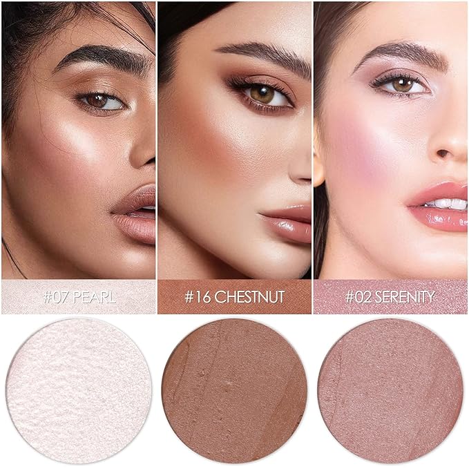 3 Pcs UNIVERSAl Contour Stick Set,Professional Makeup Kit for All Skin