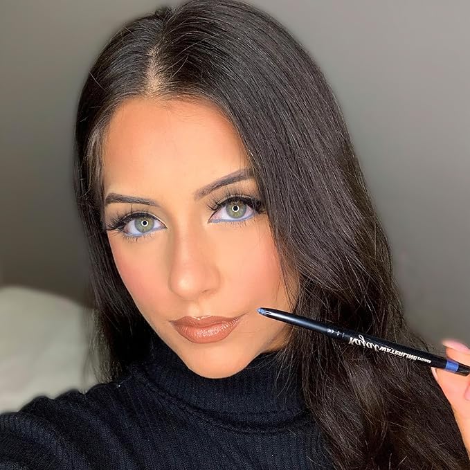 VASANTI Kajal Waterline Eyeliner (Ice Blue) | Long-Lasting, Blendable Waterline Eye Liner | Smudge-Proof and Water-Resistant Eyeliner Pencil for Sensitive Eyes | Ophthalmologist Approved & Tested