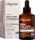 Cliganic Pure Vitamin E Oil for Skin, Scars, Face & Hair, 30,000 IU, 1oz