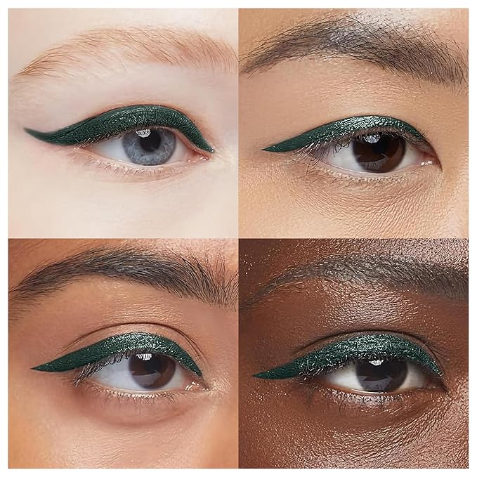 EPILYNX Liquid Eyeliner, Waterproof Hypoallergenic Vegan, Green, 2mL