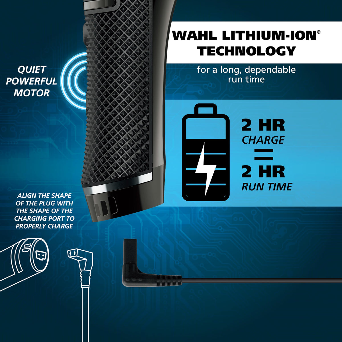 Wahl Pro Series High Visibility Cordless USB Skeleton Style Beard Trimmer