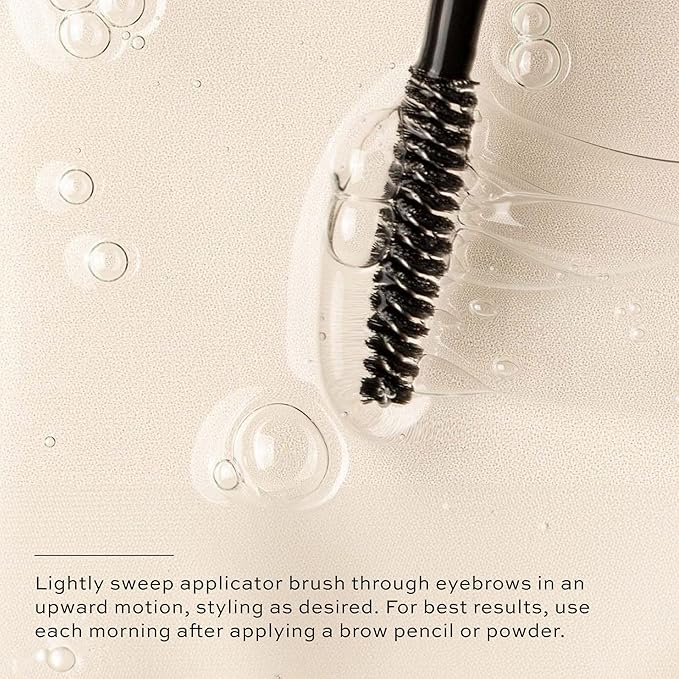 DIME Beauty Eyebrow Enhancing Gel - Clear Brow Gel with Peptides, Amino Acids & Caffeine, Eyebrow Growth Serum and Styling for Fuller, Thicker, Stronger-Looking Brows, Vegan, 0.20 oz / 6 ml