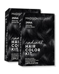 Madison Reed Radiant Hair Color Kit - 2NNA Darkest Cool Black with Ash Undertones (Pescara Black), Permanent Hair Dye, Dimensional Gray Hair Blending | PPD-Free & Ammonia-Free, 2 Pack