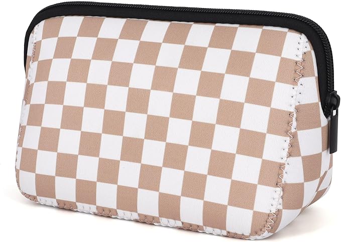 AJLTPA Waterproof Neoprene Cosmetic Bag, Waterproof Neoprene