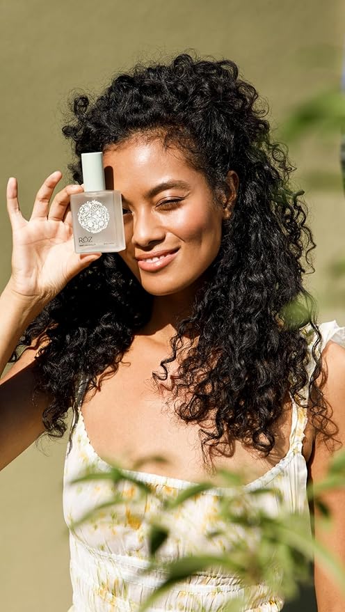 RŌZ Lightweight Hair Oil - Heat Protectant Styling Oil for Frizz Control, Shine & Softness - Non-Greasy, For Fine to Thick Hair, Vegan, 2 fl oz