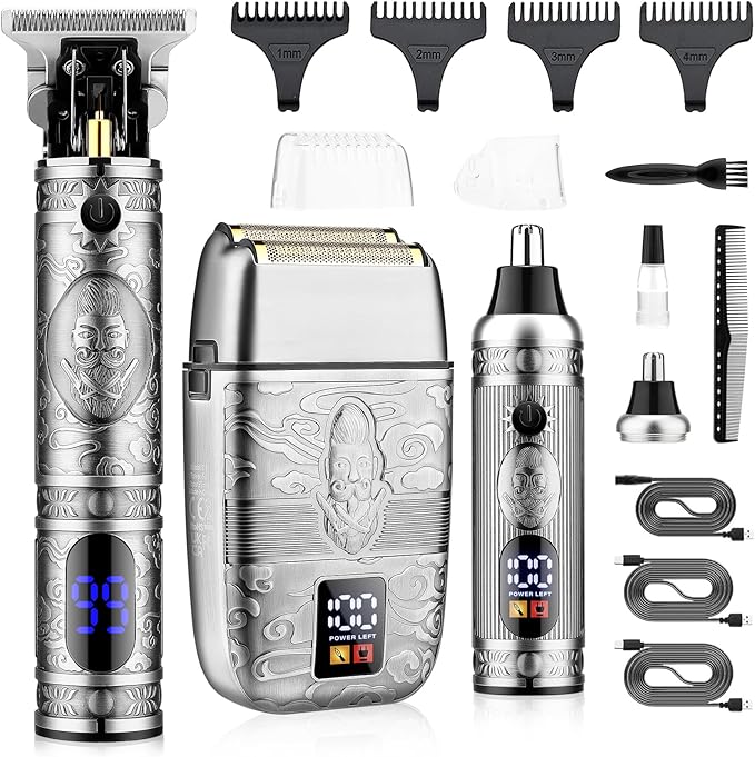 Saoilli Hair Clippers Set, Beard Trimmer Kit,Multi-Use Personal Care