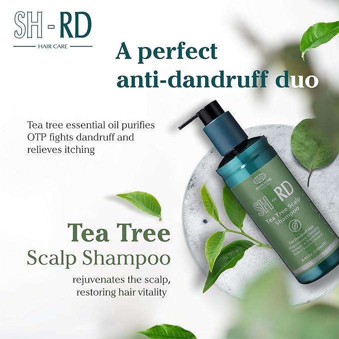 SH-RD 100ml Tea-Tree Shampoo + 100ml Nutra-Therapy Conditioner for Dandruff & Sensitive Scalp