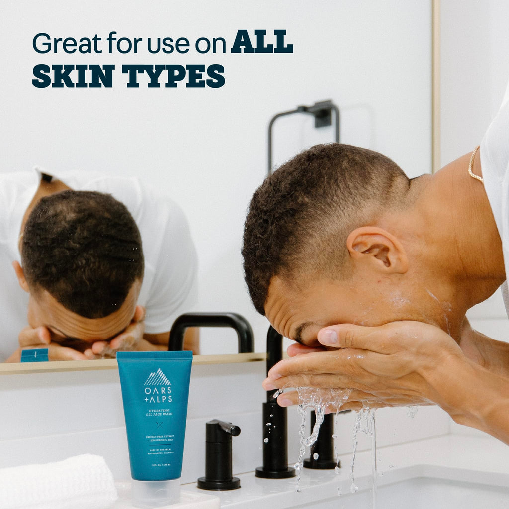 Oars + Alps Hydrating Gel Face Wash, Everyday Gentle Face Wash, 1pk, 5oz