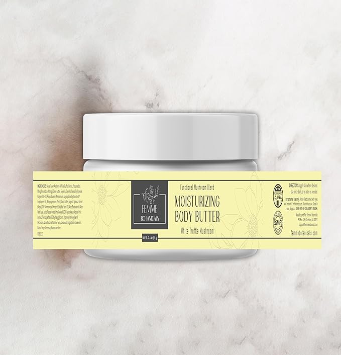Femme Botanicals Moisturinzing Body Butter with Mushrooms