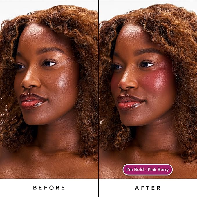 Sacheu Cheek STAY-N Liquid Blush, Dewy Finish, I'm Bold