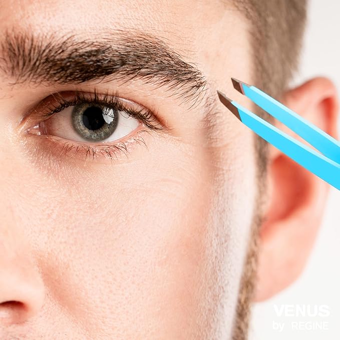 Venus by Regine Slant Tweezers, Blue