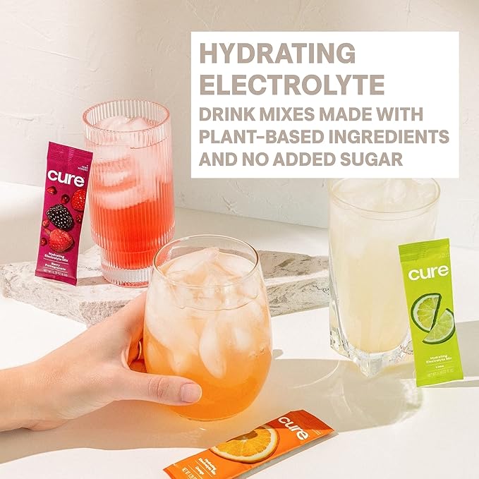 Cure Hydration - Electrolyte Drink Powder Classic Variety Pack 28 Packets