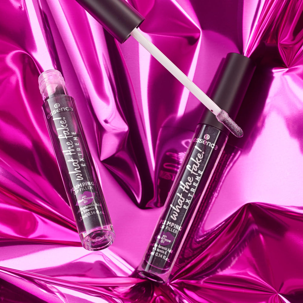 essence | What the Fake! Plumping Lip Filler | Vegan & Cruelty Free Lip Gloss (03 | Pepper Me Up!)