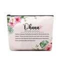 CEASQVAA Hawaiian Travel Souvenirs Gifts for Women - Makeup Bag Cosmetic Bag for Hawaii Trip, City Themed Travel Essentials Bag Pouch