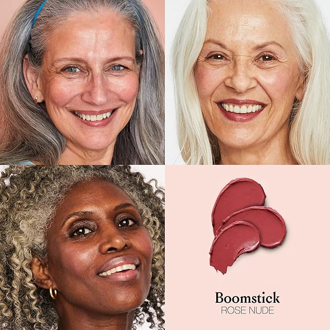 Boomstick Rose Nude® All-in-One Cream Blush for Cheeks, Eyes & Lips