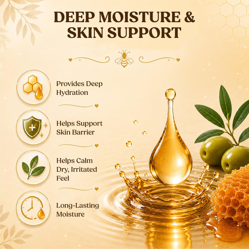 Sweet Bee Magic Organic Honey Bee Balm for Face, Skin & Body - All in One Honey Balm - Beeswax Body Moisturizer - All Natural Aid - 1 jar (4oz)