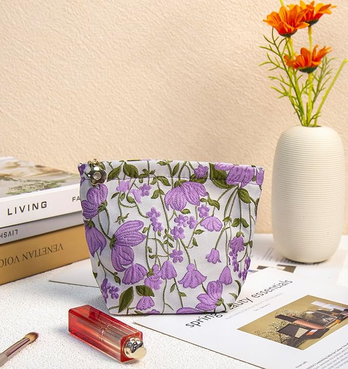 getgto 2 Pcs Makeup Bags, Large Cosmetic Bag Travel Toiletry Bag