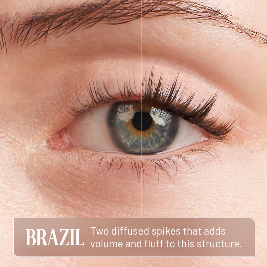 Lilac St Volume Lash Clusters for DIY Lash Extensions, Brazil, 10mm