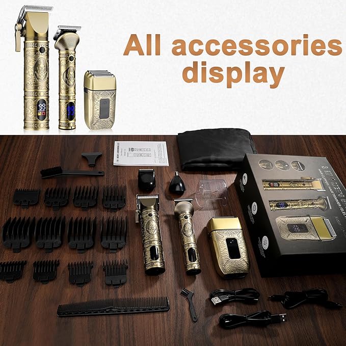 GSKY Professional Hair Clippers, Beard Trimmer for Men