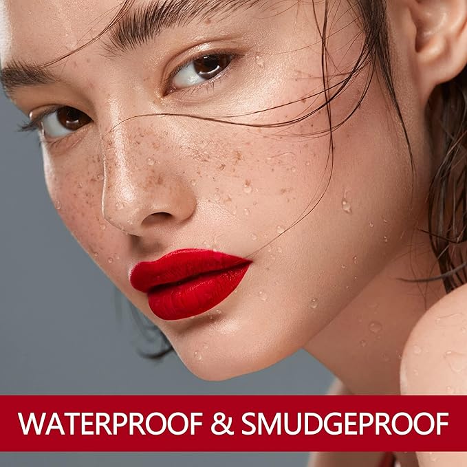 MAKI YIKA Red Lipstick Matte Liquid for Women Color Stay Long Lasting Lipsticks