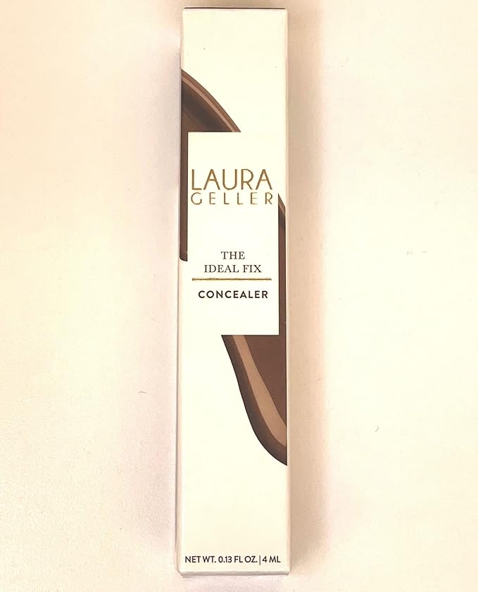 LAURA GELLER NEW YORK Ideal Fix Under Eye Concealer for Mature Skin – 07 Deep - Full Coverage, Anti-Aging, Color Correcting – Covers Dark Circles & Blemishes – Hydrating, Crease-Free, Long-Lasting