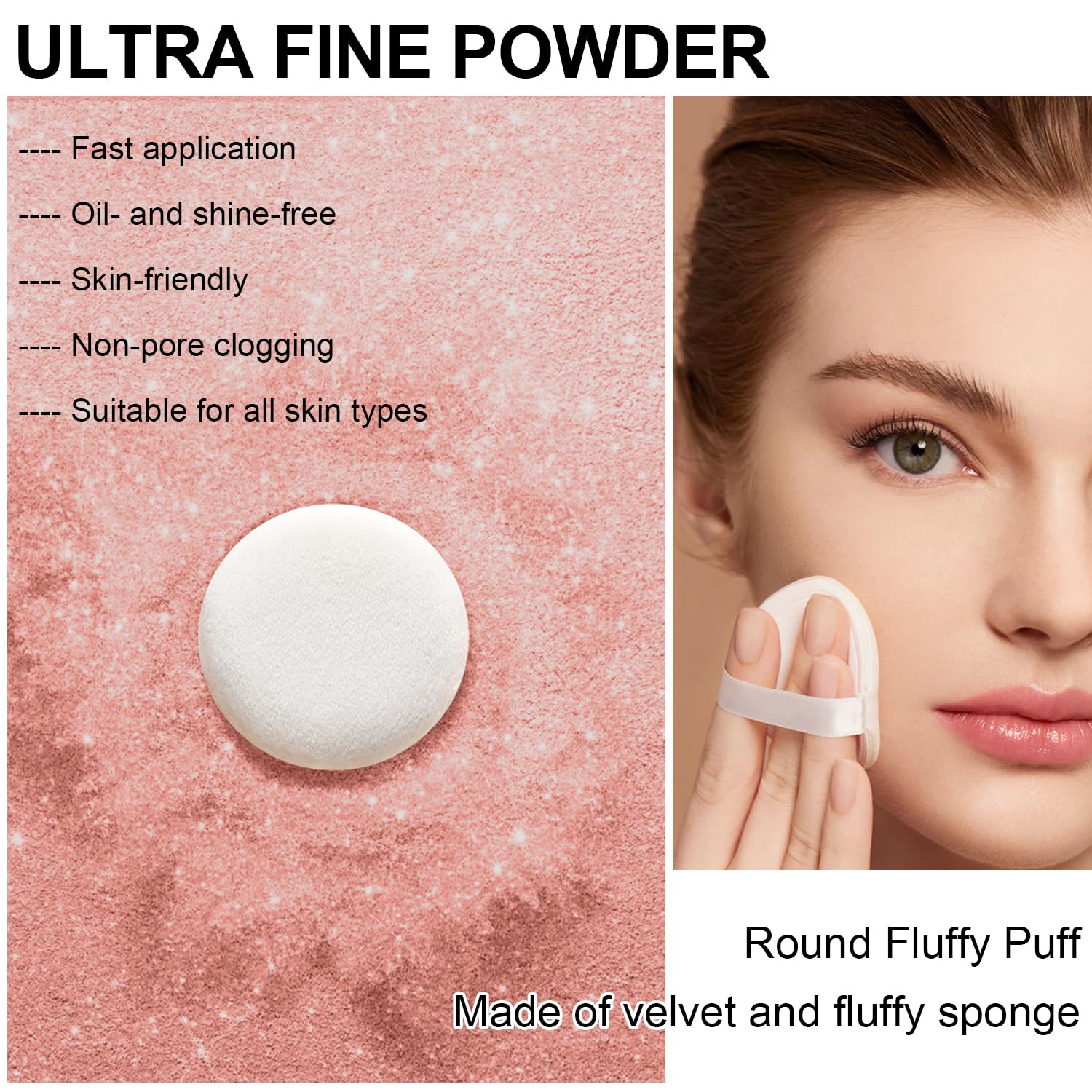 Mineral Powder Blush, SPF 35, Sunscreen Shimmer Loose Mineral Blush, Natural Face Glow Powder, Buildable Coverage for Healthy-looking Color (#07 Shine Rose BlushMakeup)
