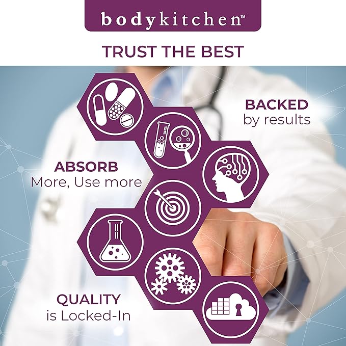 Body Kitchen Pro Elastin Peptides Supplement Marine-Derived, 60 Capules