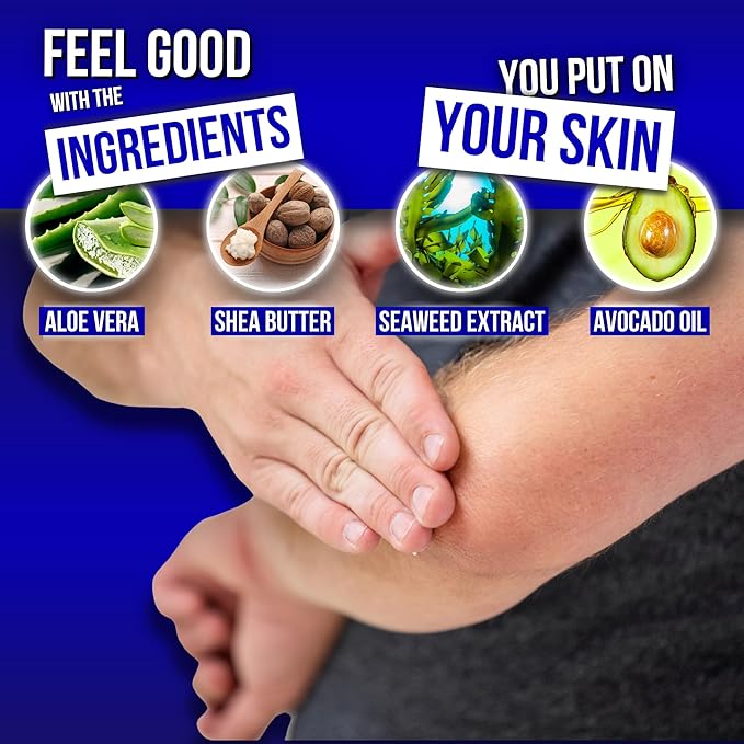 COMPLETE FOR MEN - Body Lotion for Men, for Dry Skin: Non-Greasy Hand & Body Moisturizer with Shea Butter, Aloe Vera, 24 Hour Hydration, Mens Lotion for Dry Skin