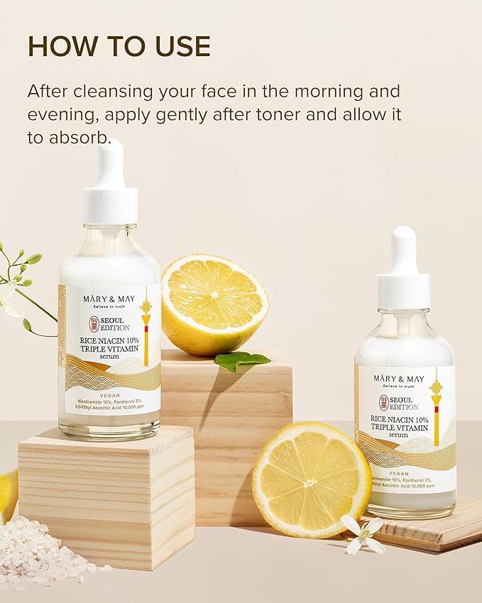 SEOUL EDITION Rice Niacinamide 10% Vitamin Serum, 2.7 fl.oz