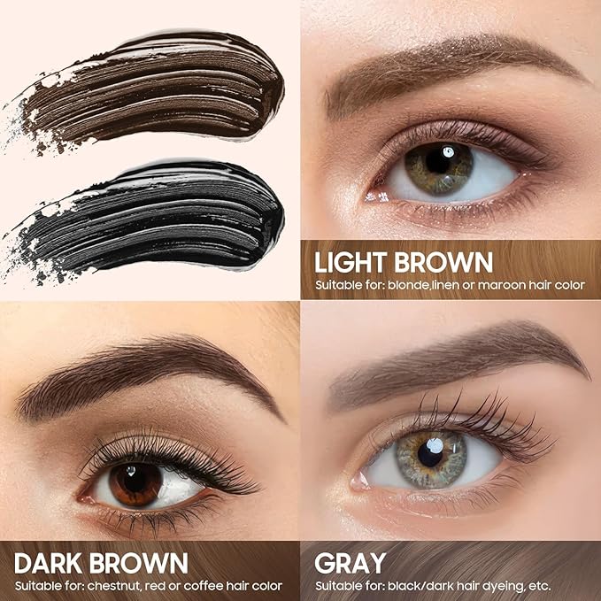 Eyebrow Pencils for Grooming & Shaping Brows, Eye Brow Pencils, Draws Tiny Brow Hairs and Multi-Use for Eyebrows, Long-Lasting (Light Brown)