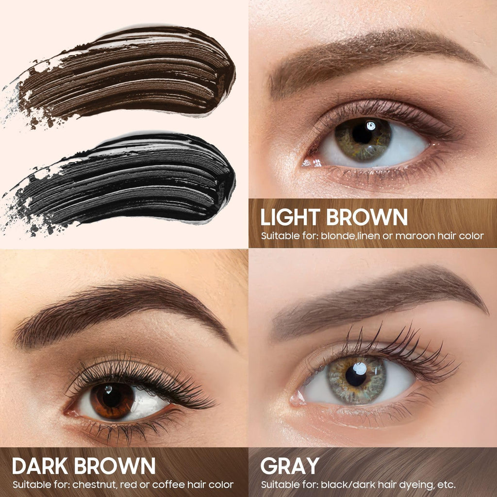 Peel Off Eyebrow Tint Brow Gel Eyebrow Tattoos Waterproof Light Brown