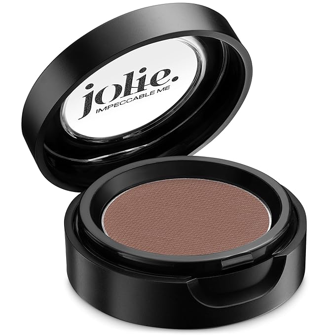 Jolie Cosmetics Powder Pressed Matte Eyeshadows - Cruelty Free, Vegan, Single Pan Eyeshadow 1.48g Base Neutrals (Pink Ice)
