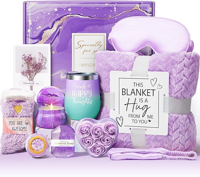 Birthday Gifts for Women Spa Baskets Self Care Package Get Well Soon Gifts