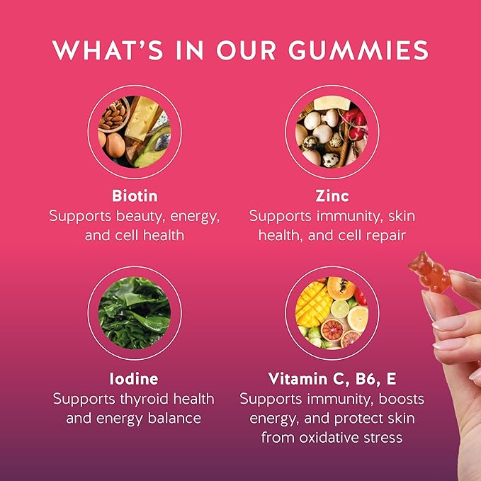 Bears with Benefits Biotin 5,000 mcg Hair Growth Gummies