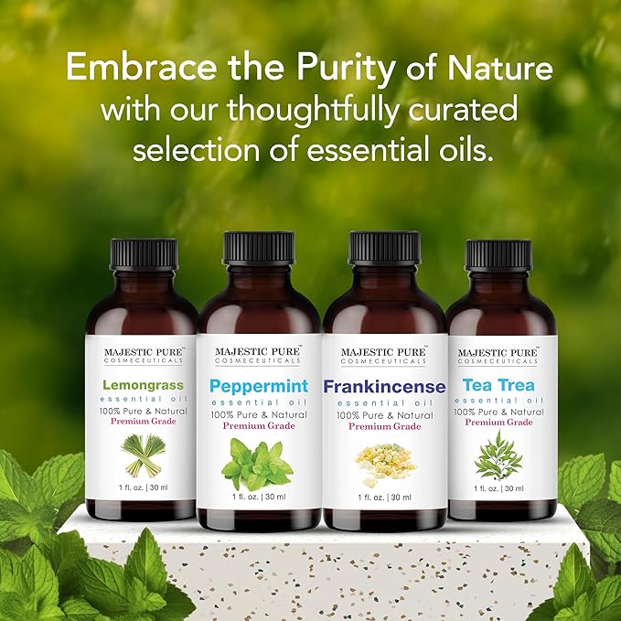 Majestic Pure Peppermint Essential Oil for Diffuser - 1 Fl Oz