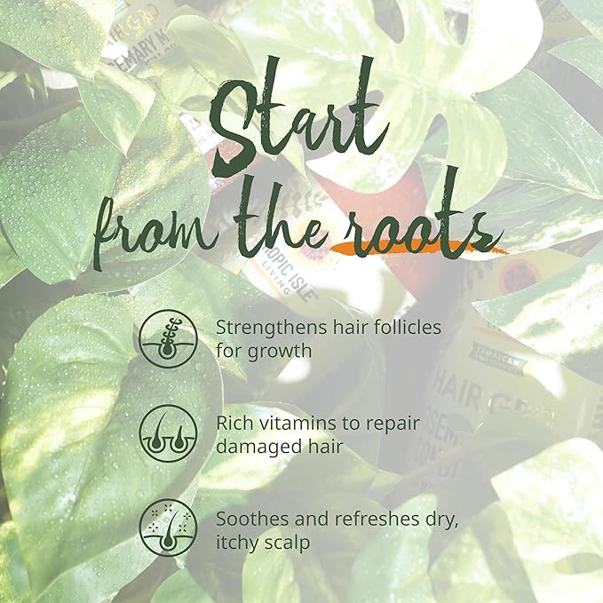Hair Gro Rosemary Mint Growth Oil 4oz/ 120ml - Treatment & Retention for Hair & Scalp, Provides Healthier Hair with Rosemary Mint Infused Formula, Scalp Treatment, Detox Scalp, For All Hair Types