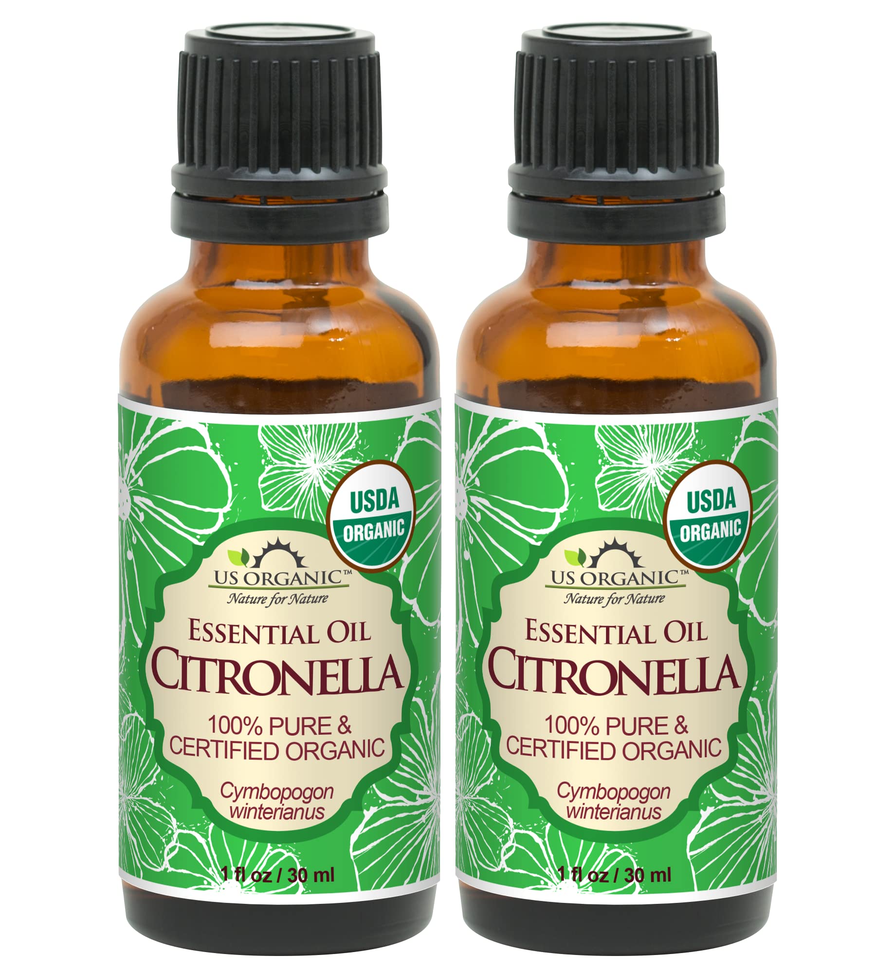 US Organic Ylang Ylang Essential Oil – 100% Pure Complete Grade, USDA Certified, Steam Distilled from Cananga Odorata – Floral Scent for Diffuser, Perfumery, Skincare – Sourced from Madagascar — 1 Fl Oz (Pack of 2)