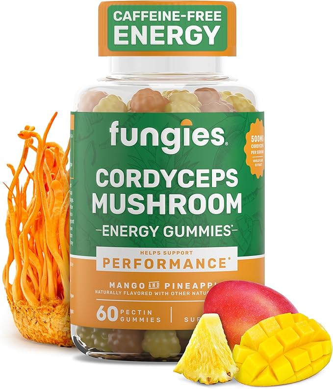 Fungies Cordyceps Mushroom Extract Gummies | 60 Count