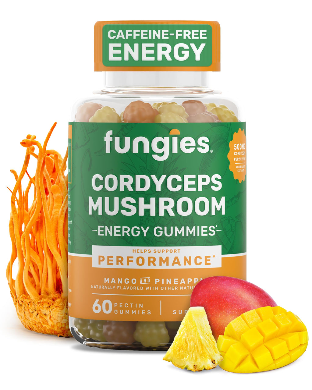 Fungies Cordyceps Mushroom Extract Gummies | 60 Count