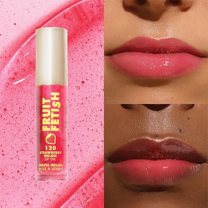 Milani Fruit Fetish Lip Oil, Tinted Hydrating Lip Gloss - Strawberry Melon