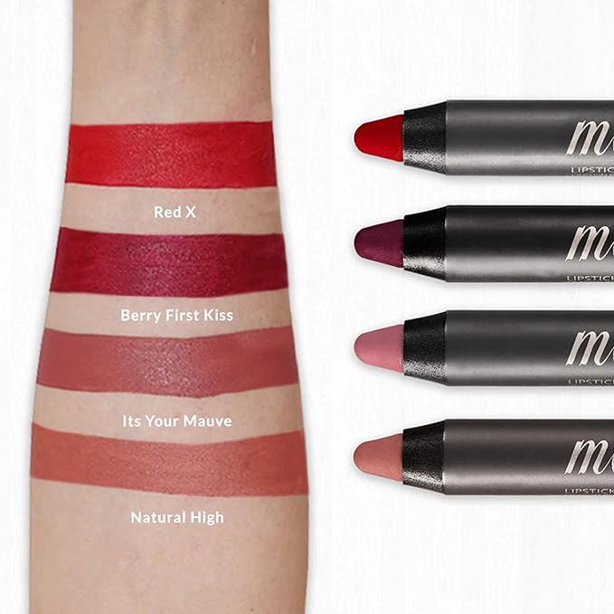 VASANTI Matte Crush Lipstick Pencil (It's Your Mauve) | Long-Lasting, Water-Resistant Lip Liner Pencil that Won’t Smudge | Highly Pigmented, Soft Matte Lip Pencil