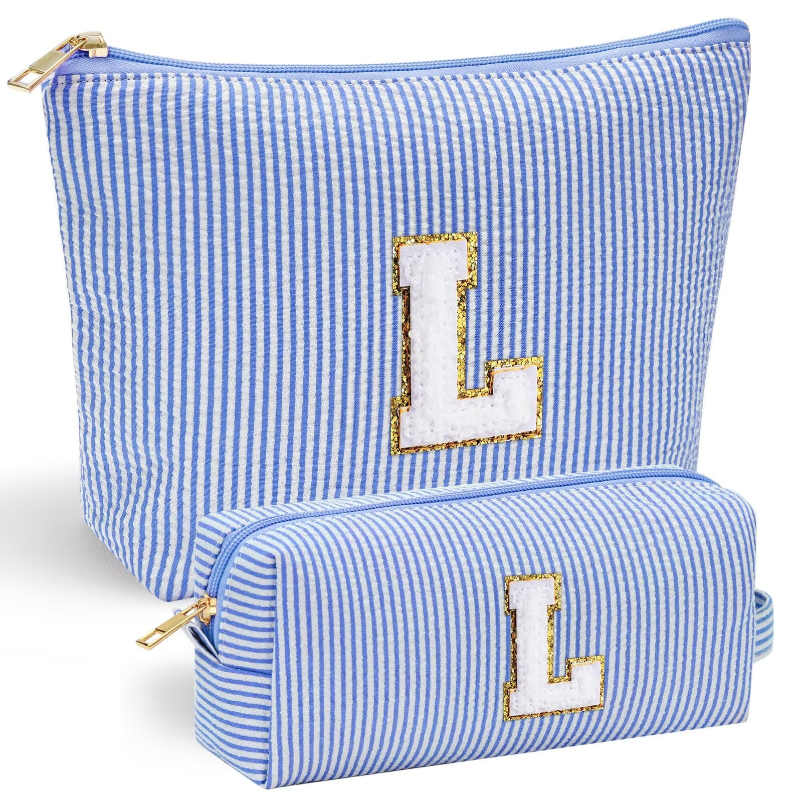 YOOLIFE Makeup Bag for Kids Girl Teens Girls - Travel Toiletry Bags | Travel Initial Makeup Bag | Birthday Gifts for Women | Birthday Gifts for Teens Girl Women | Gift for Girls L