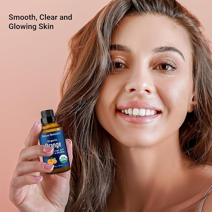 Organic Orange Essential Oil 30 ml - 100% Pure & Natural - Hexane Free