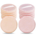 Sibba Cosmetics Makeup Sponge 12 PCS Fluffy Make Up Foundation Applicator Face Blending Setting Pads Matte Loose Powder Body Paint Wet Dry Application Brushes(pink/skin color)