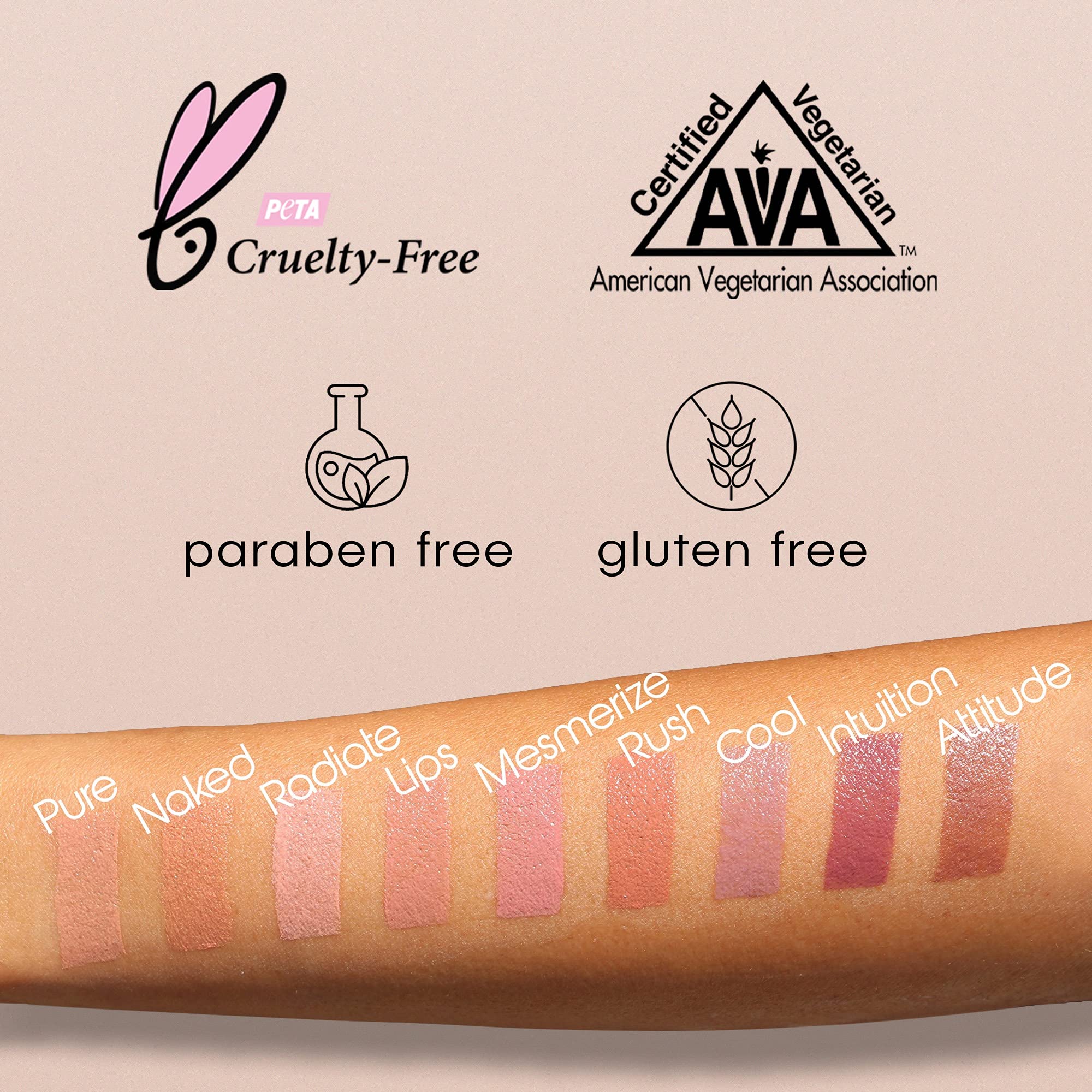 nude envie - Lipstick - Creamy & Long-Lasting Finish - Velvety Texture & Easy Application - Luxury Hydration - With Shea Butter, Vitamin E & Jojoba Oil - Vegan, Paraben-Free & Cruelty-Free - Cool