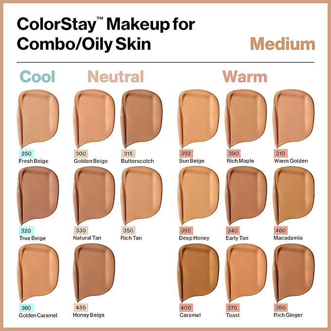 Revlon Colorstay Longwear Makeup Combo/Oily, 330 Natural Tan, 1 fl oz
