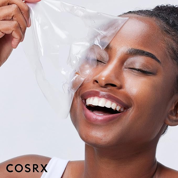 COSRX Advanced Snail Mucin Glass Glow Hydrogel Face Masks Skincare 3 EA