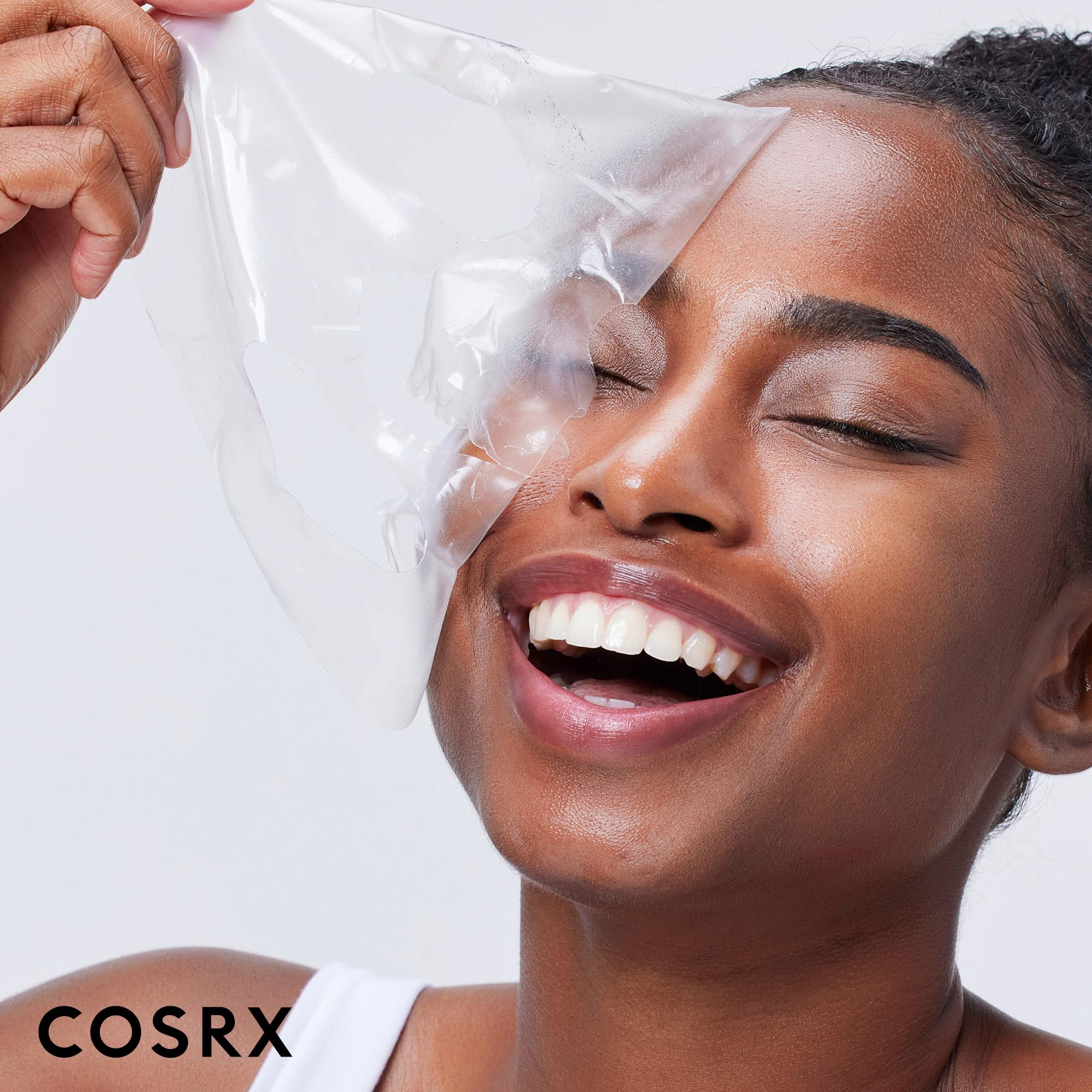 COSRX Advanced Snail Mucin Glass Glow Hydrogel Face Masks Skincare 3 EA