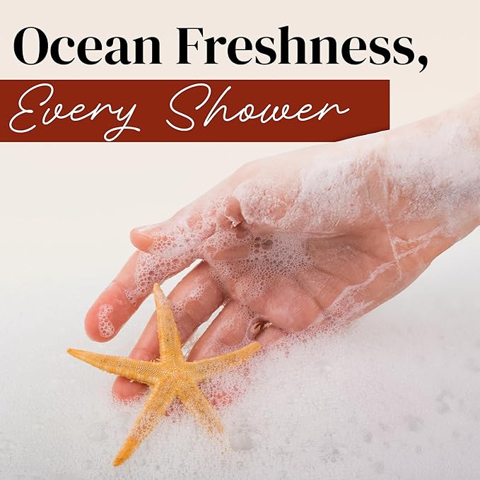 417 Dead Sea Cosmetics Fresh Moisturizing Shower Gel - Anti-Aging and Nourishing Delicate Daily Body Shower Gel for Instantly Soft Skin - with Aloe Vera - All Natural 11.8 oz
