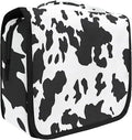 senya Hanging Travel Toiletry Bag Kit Makeup Case Cosmetics Organizer for Men Women (cow pattern)